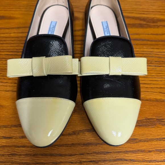 Prada Black/Yellow Loafers-BRAND NEW - Picture 10 of 10
